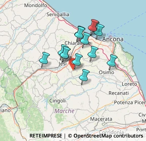 Mappa Via di Jesi, 60030 Santa Maria Nuova AN, Italia (10.79786)