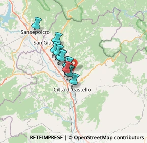 Mappa Via della Concordia, 06012 Città di Castello PG, Italia (4.37)