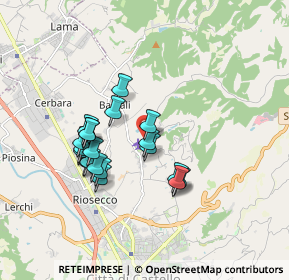 Mappa Via della Concordia, 06012 Città di Castello PG, Italia (1.555)