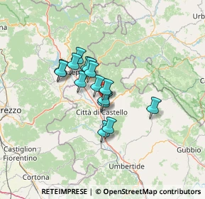 Mappa Via della Concordia, 06012 Città di Castello PG, Italia (9.31467)