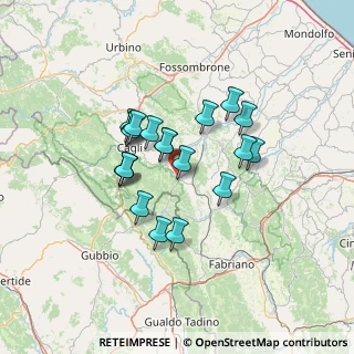 Mappa 61040 Serra Sant'Abbondio PU, Italia (11.0085)