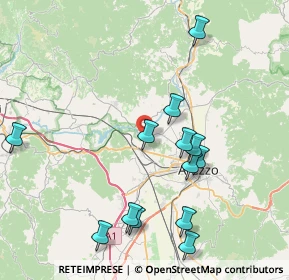 Mappa Località Indicatore 102 zona B, 52100 Arezzo AR, Italia (8.86846)