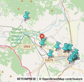 Mappa Località Indicatore 102 zona B, 52100 Arezzo AR, Italia (5.23333)