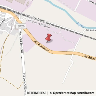 Mappa Km. 314.600, SS16 Adriatica, 60022 Castelfidardo AN, Italia, 60022 Castelfidardo, Ancona (Marche)