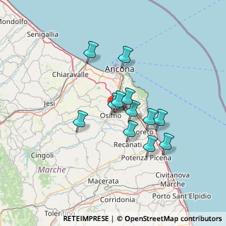 Mappa Via Maria Montessori, 60027 Osimo AN, Italia (10.90583)