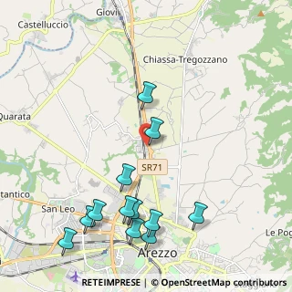 Mappa Località Case Nuove di Ceciliano, 52100 Arezzo AR, Italia (2.52583)