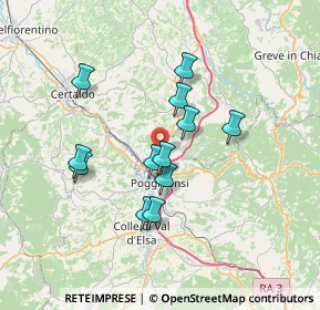 Mappa Via Cassia, 50028 Barberino Tavarnelle FI, Italia (6.1125)