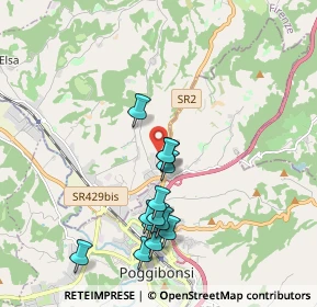 Mappa Via Cassia, 50028 Barberino Tavarnelle FI, Italia (1.90615)