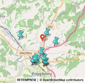 Mappa Via Cassia, 50028 Barberino Tavarnelle FI, Italia (1.97167)