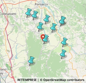 Mappa SP 48 del Monte Vaso, 56034 Chianni PI (7.32727)