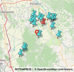 Mappa SP 48 del Monte Vaso, 56034 Chianni PI (7.18706)