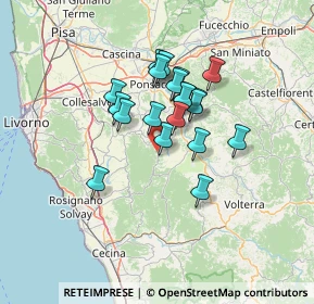 Mappa SP 48 del Monte Vaso, 56034 Chianni PI (10.3565)