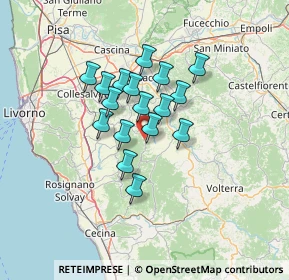 Mappa SP 48 del Monte Vaso, 56034 Chianni PI (9.85059)