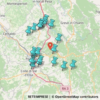 Mappa Localita Marciano, 50021 Barberino Val D'elsa FI, Italia (7.509)