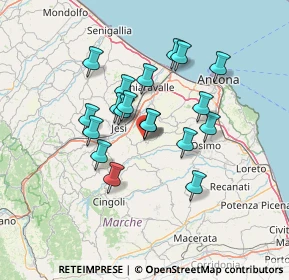 Mappa Viale della Repubblica, 60030 Santa Maria Nuova AN, Italia (11.40421)