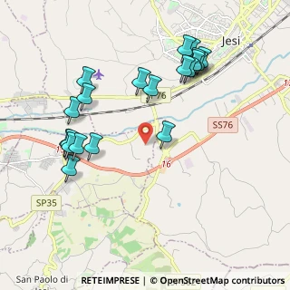 Mappa Via Ponte Pio, 60030 Monte Roberto AN, Italia (2.229)