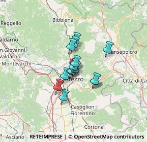 Mappa Localita' Case Nuove Di Ceciliano, 52100 Arezzo AR, Italia (8.02714)