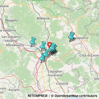 Mappa Localita' Case Nuove Di Ceciliano, 52100 Arezzo AR, Italia (7.635)