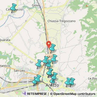 Mappa Localita' Case Nuove Di Ceciliano, 52100 Arezzo AR, Italia (2.81714)