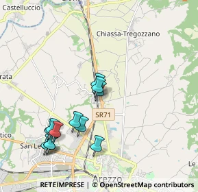 Mappa Localita' Case Nuove Di Ceciliano, 52100 Arezzo AR, Italia (2.06167)