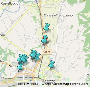 Mappa Localita' Case Nuove Di Ceciliano, 52100 Arezzo AR, Italia (1.9575)