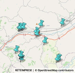 Mappa Via Europa, 60030 Monte Roberto AN, Italia (4.35267)