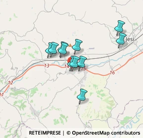 Mappa Via Europa, 60030 Monte Roberto AN, Italia (2.57545)