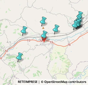 Mappa Via Europa, 60030 Monte Roberto AN, Italia (5.12417)