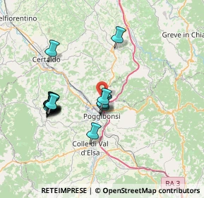 Mappa Località Cipressino, 50028 Poggibonsi SI, Italia (7.35353)