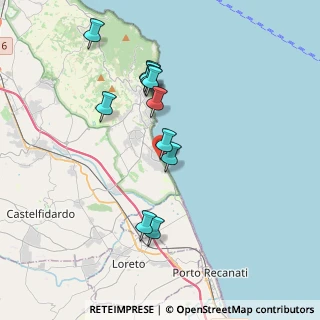 Mappa Via Capri, 60026 Numana AN, Italia (3.51)