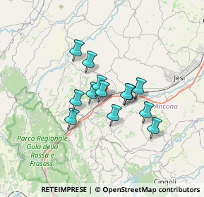 Mappa Via Carrozze Vaccili, 60031 Castelplanio AN, Italia (4.88154)