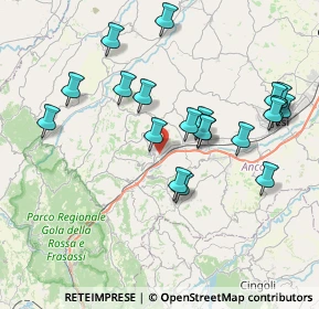 Mappa Via Carrozze Vaccili, 60031 Castelplanio AN, Italia (7.963)