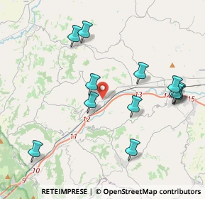 Mappa Via Carrozze Vaccili, 60031 Castelplanio AN, Italia (4.36917)