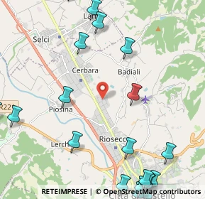 Mappa Via Gianbattista, 06012 Città di Castello PG, Italia (3.2825)