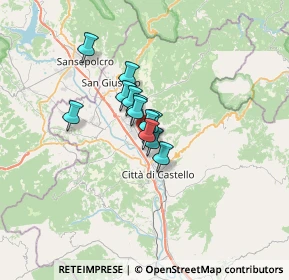 Mappa Via Gianbattista, 06012 Città di Castello PG, Italia (3.665)