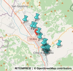 Mappa Via Gianbattista, 06012 Città di Castello PG, Italia (3.235)