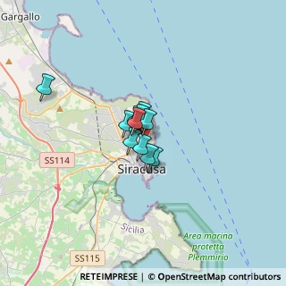 Mappa Cittadella dello Sport, 96100 Siracusa SR, Italia (1.80909)