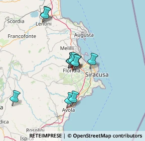 Mappa Sortino, 96014 Floridia SR, Italia (12.70818)