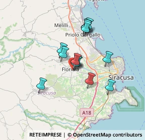 Mappa Sortino, 96014 Floridia SR, Italia (6.06846)