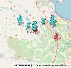 Mappa Traversa Preside Michele Abate, 96014 Floridia SR, Italia (3.17583)