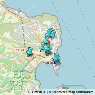 Mappa Via San Sebastiano, 96100 Siracusa SR, Italia (1.2725)