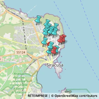 Mappa Via San Sebastiano, 96100 Siracusa SR, Italia (1.26063)