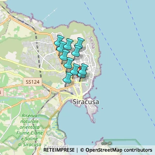 Mappa Via San Sebastiano, 96100 Siracusa SR, Italia (1.10182)