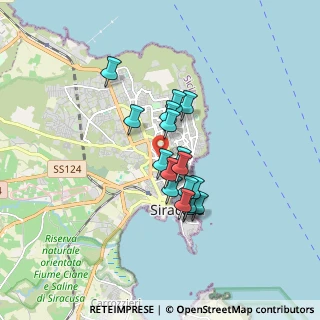 Mappa Via San Sebastiano, 96100 Siracusa SR, Italia (1.40706)