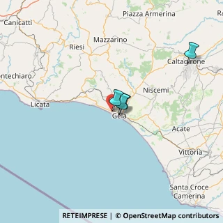Mappa Via Creta, 93012 Gela CL, Italia (44.435)