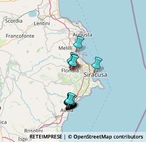 Mappa SS 124 km 110, 96014 Floridia SR, Italia (14.51125)