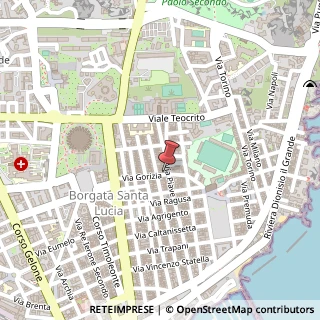Mappa Via Gorizia, 16, 96100 Siracusa, Siracusa (Sicilia)