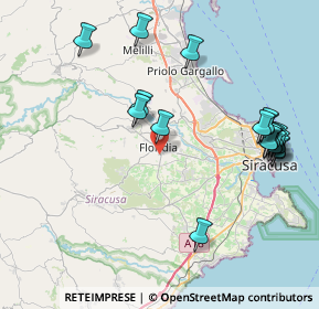 Mappa SP 12, 96014 Floridia SR (10.44316)