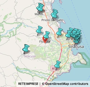 Mappa SP 12, 96014 Floridia SR (9.7855)