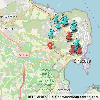 Mappa Villaggio Miano, 96100 Siracusa SR, Italia (2.3825)